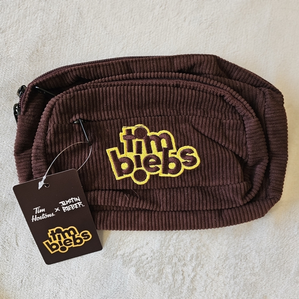 Justin Bieber Tim Biebs Tim Hortons Fanny Pack